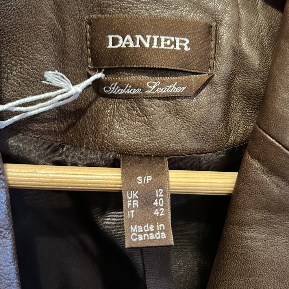 Daniel Leather Jacket ~ VINTAGE ~ - Picture 2 of 4